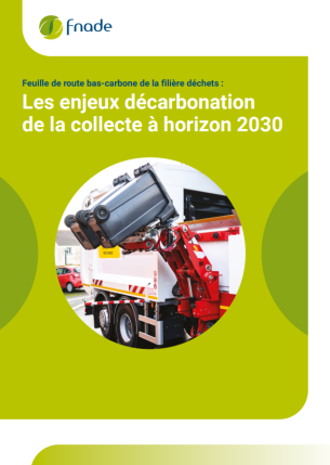 couverture de la Feuille de route bas-carbone de la filière déchets : Les enjeux décarbonation de la collecte à horizon 2030